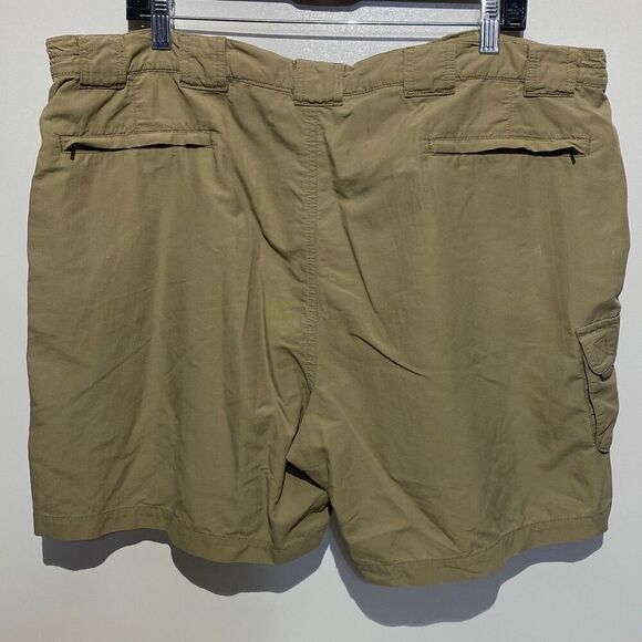 L.L. Bean Women's Tan High Waist Nylon Cargo Trekking Shorts Size XL - Picture 5 of 11